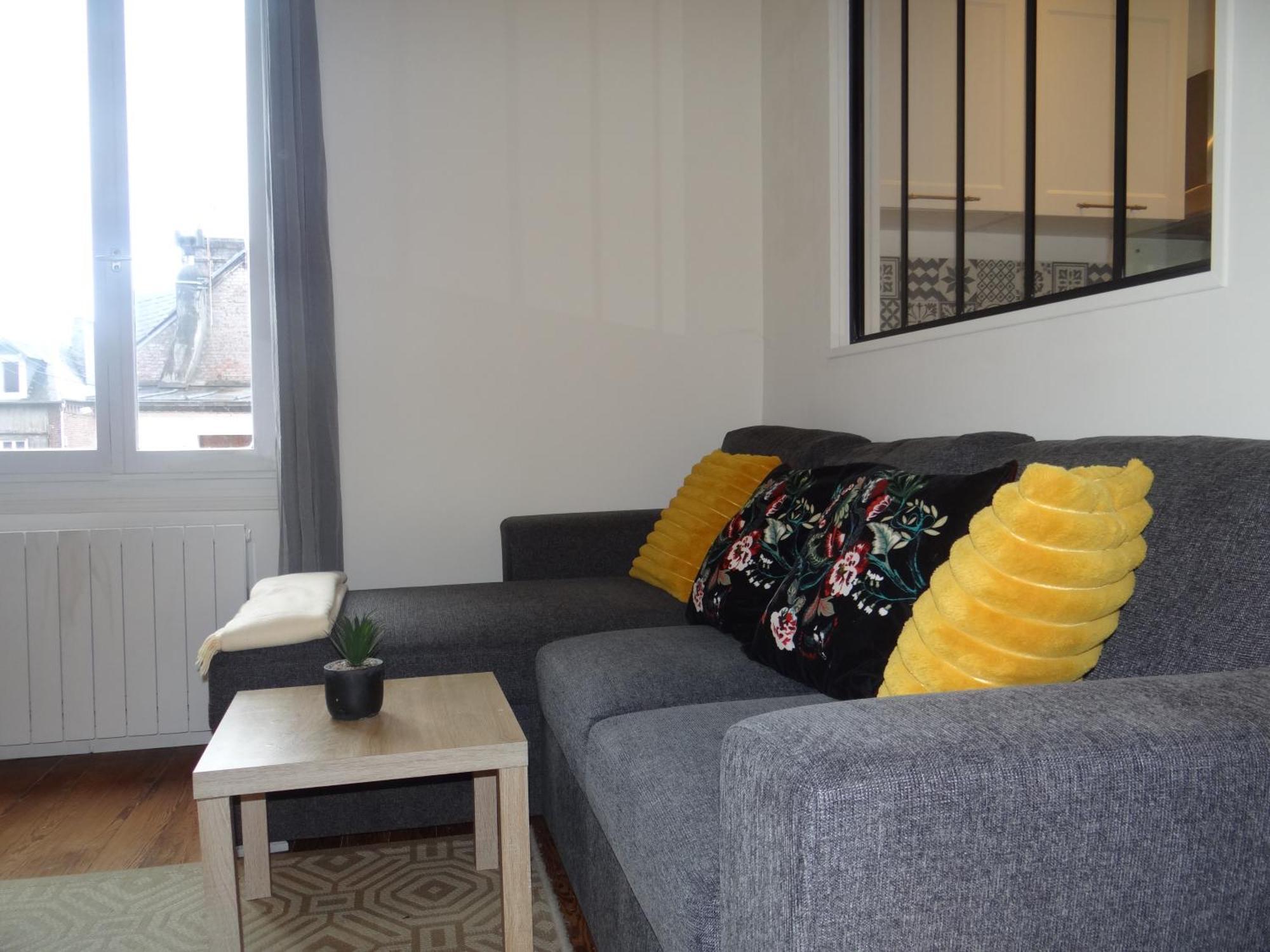 Appartement Lumineux Au Centre De Dieppe, Calme Et Confortable Bagian luar foto